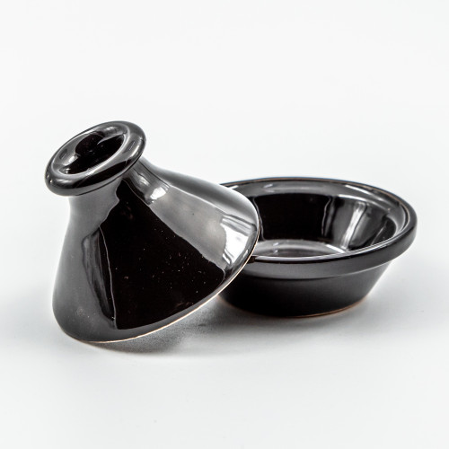Mini tajine Uni Noir - D 9 cm