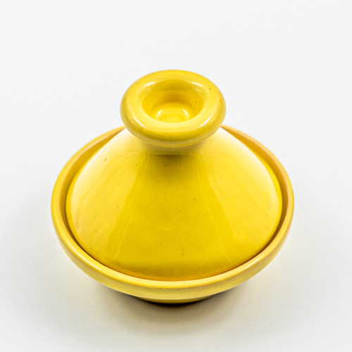 Mini tajine Uni Jaune D 9 cm 2
