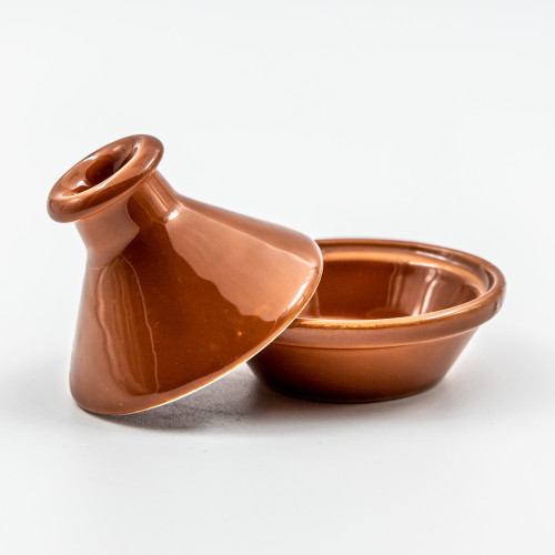 Mini tajine Uni Marron - D 9 cm