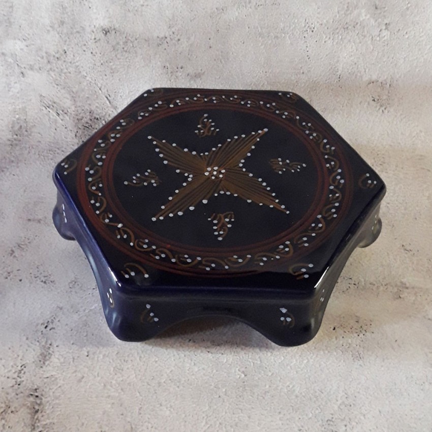 Dessous de plat Tatoué Bleu nuit