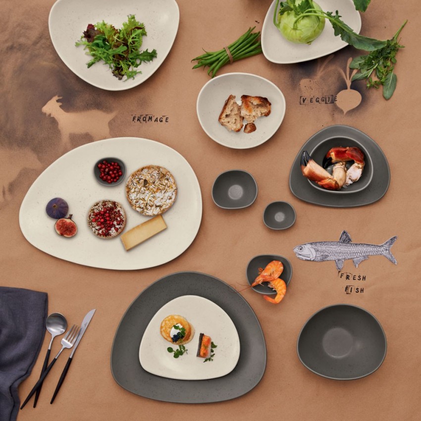 Assiette plate Cuba Crème - D 27.5 cm