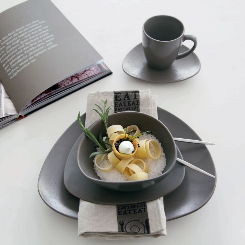 Assiette plate Cuba Marron - D 27.5 cm