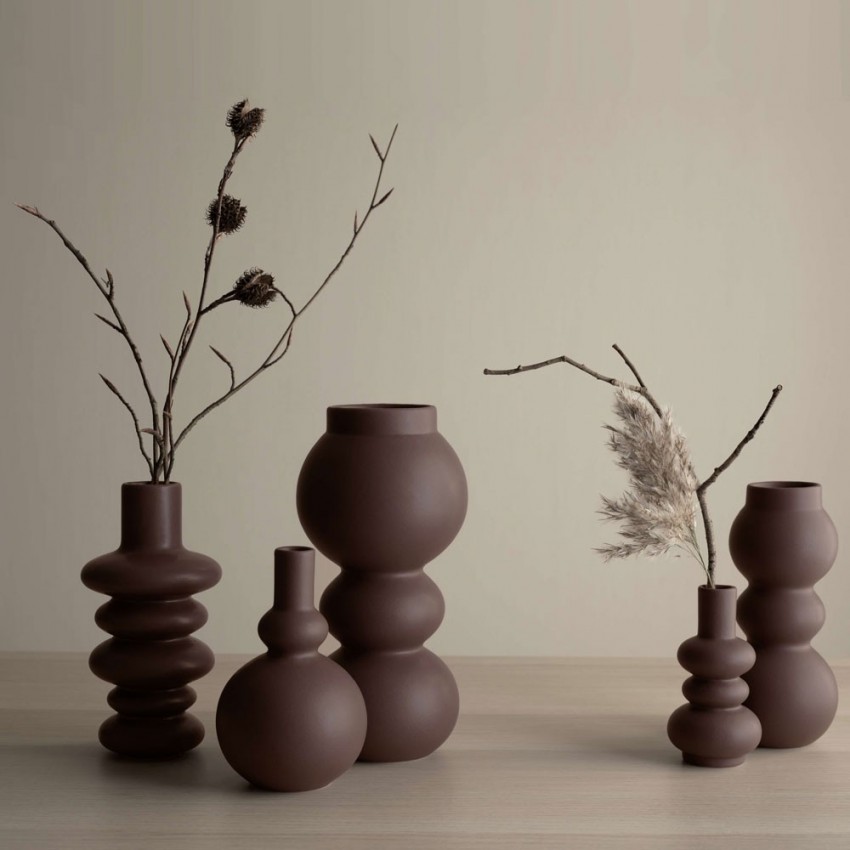 Vase Como Mocha 5 Sphères - H 18 cm