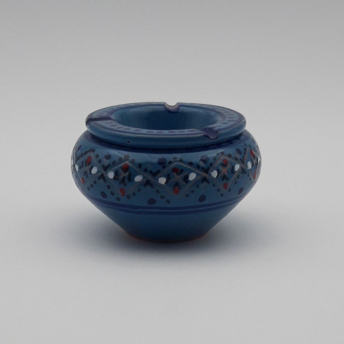 Cendrier marocain Marrakech Bleu - Petit modèle 2