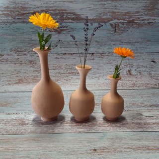 Lot de 3 vases Sharp