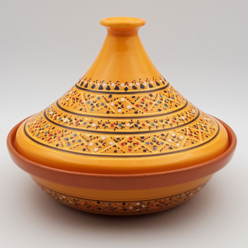 Tajine de cuisson Marrakech Jaune - D 31 cm