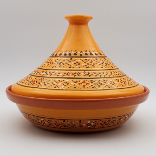 Tajine de cuisson Marrakech Jaune - D 31 cm