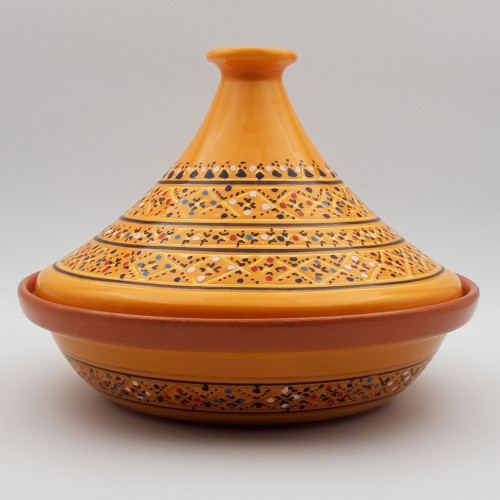 Tajine de cuisson Marrakech Jaune - D 31 cm