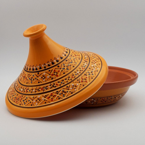 Tajine de cuisson Marrakech Jaune - D 31 cm