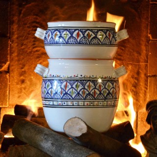 Couscoussier de cuisson - Petit Modèle - Bakir Bleu