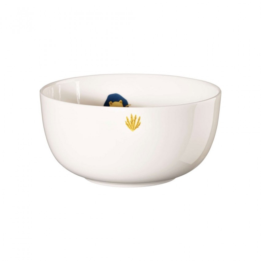 Coffret repas pour enfant en porcelaine Léo le lion - 5 pcs