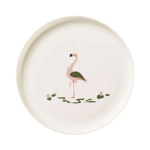 Coffret repas pour enfant en porcelaine Fiona le Flamant - 5 pcs