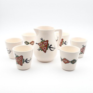 Service à boisson 6 personnes Sahel Beige