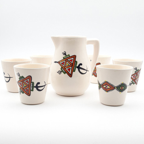 Service à boisson 6 personnes Sahel Beige