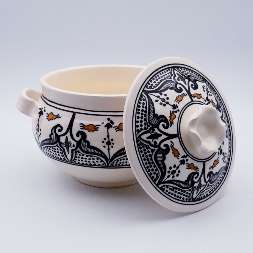 Service à soupe Marocain Noir - 6 pers