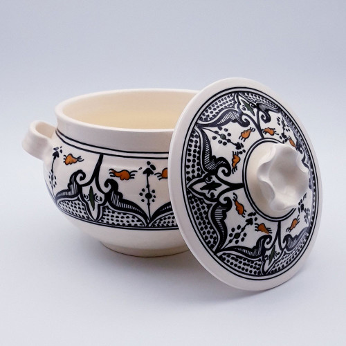 Service à soupe Marocain Noir - 6 pers