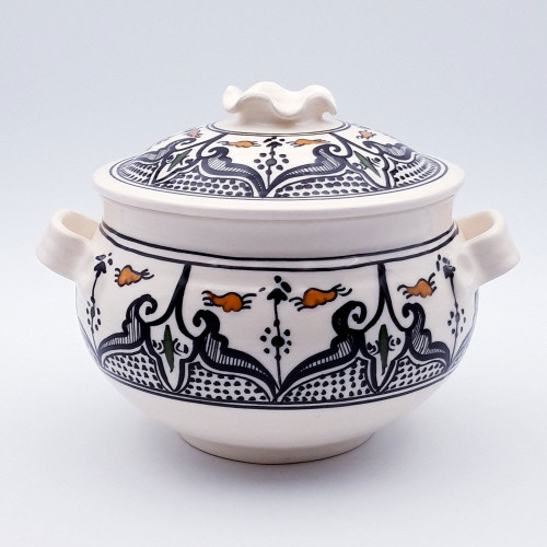 Service à soupe Marocain noir - 12 pers