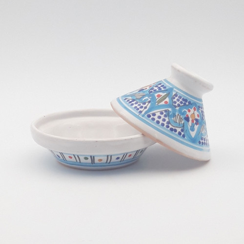 Mini tajine Marocain Turquoise - D 12 cm