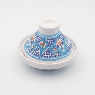 Mini tajine Marocain Turquoise - D 12 cm