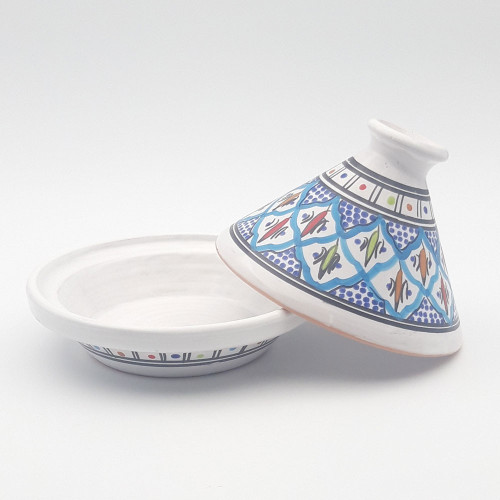 Petit tajine Bakir Turquoise - D 17 cm