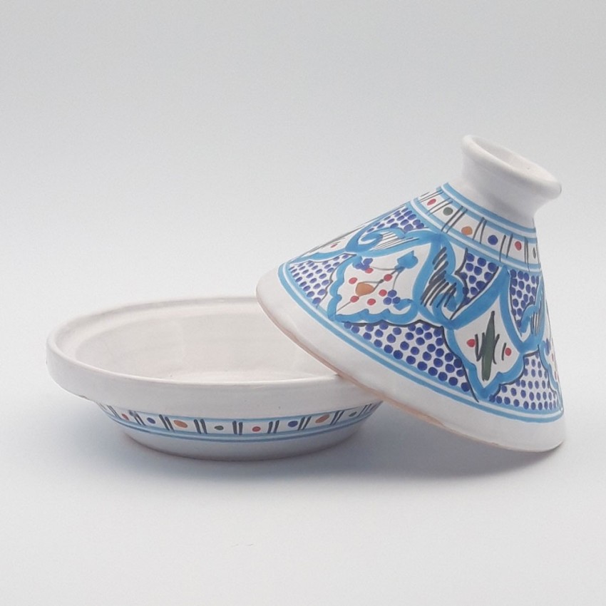 Petit tajine Marocain Turquoise - D 17 cm