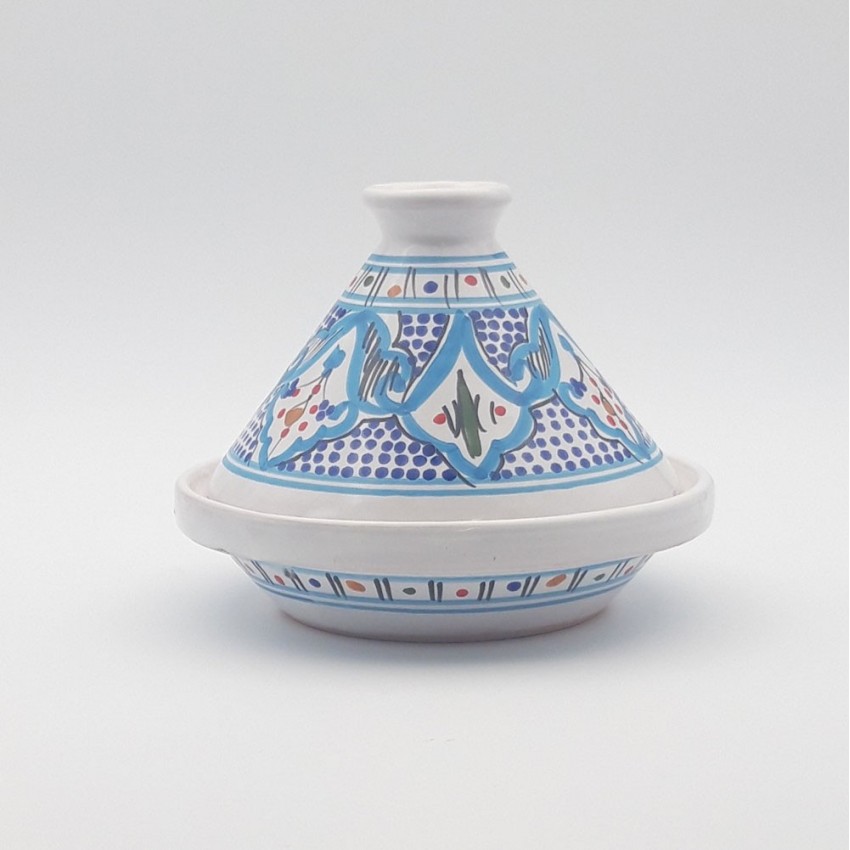 Petit tajine Marocain Turquoise - D 17 cm