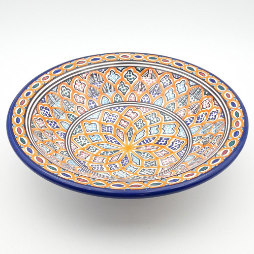 Plat de service La Soukra - Pièce unique - D 37 cm