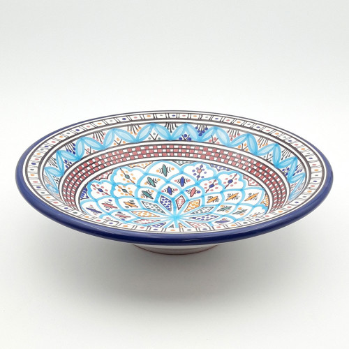 Plat de service El Mourouj - Pièce unique - D 37 cm 2