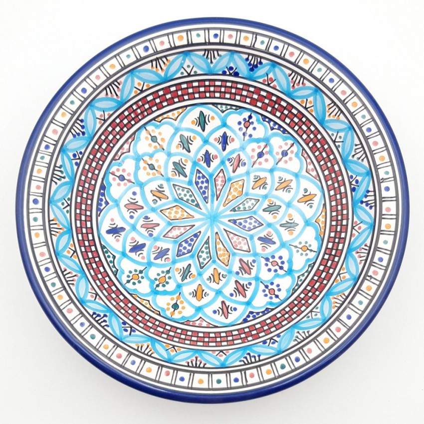 Plat de service El Mourouj - Pièce unique - D 37 cm
