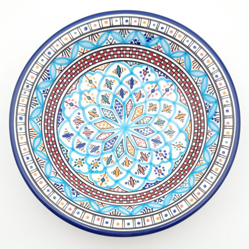 Plat de service El Mourouj - Pièce unique - D 37 cm