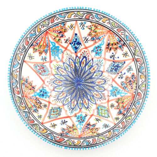 Plat de service Mnihla - Pièce unique - D 33 cm