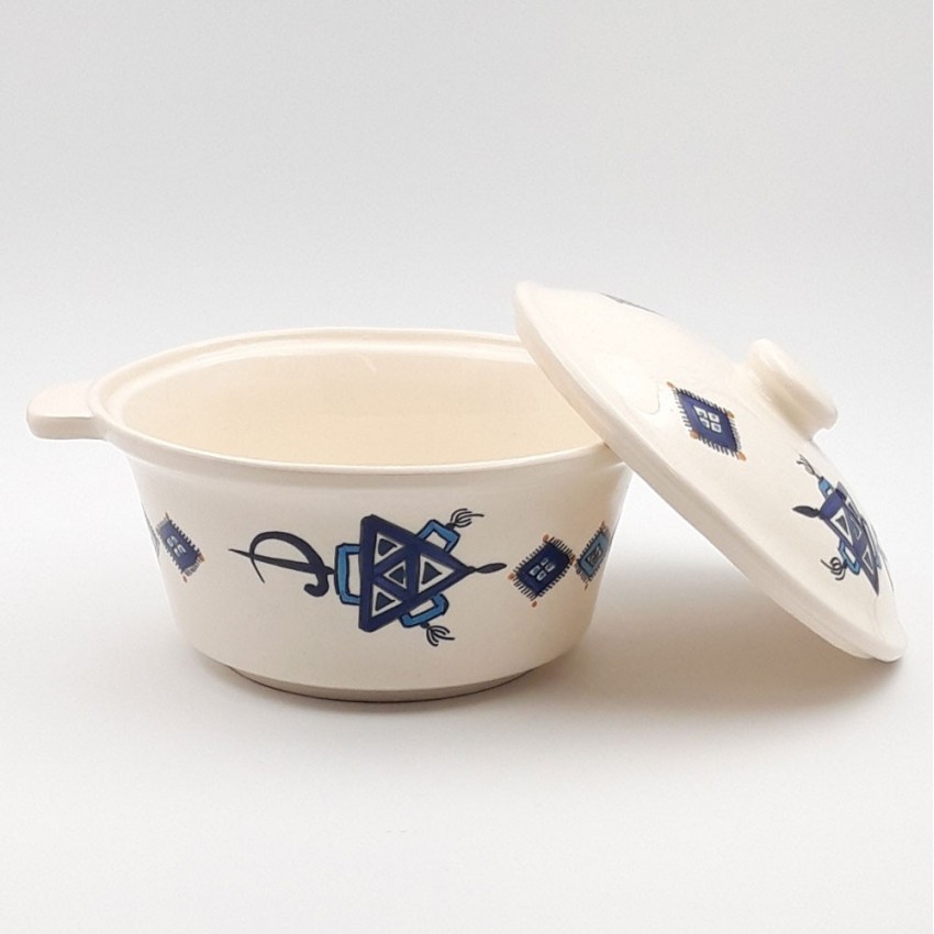 Cocotte à poignet Sahel Bleu - D 24 cm