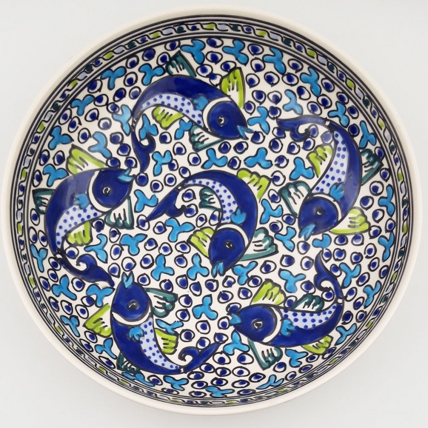 Jatte Poissons Bleus - D 31 cm