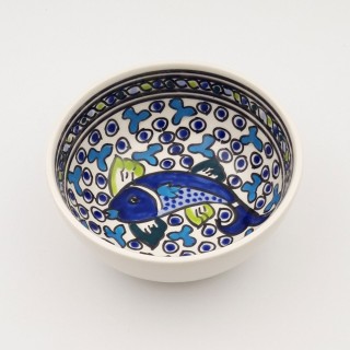 Bol Poissons Bleus - D 16 cm