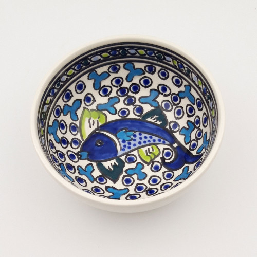 Bol Poissons Bleus - D 16 cm