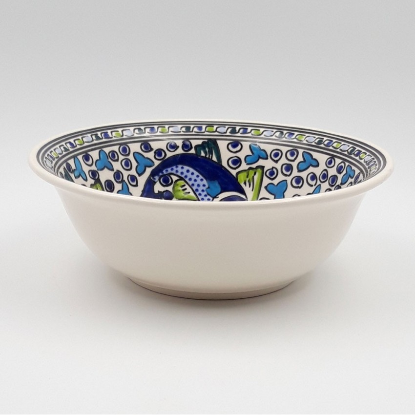 Saladier Poissons Bleus - D 25 cm