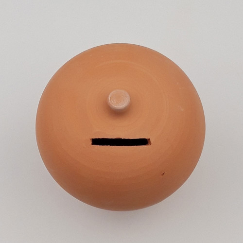 Tirelire à casser Syrine en argile naturelle