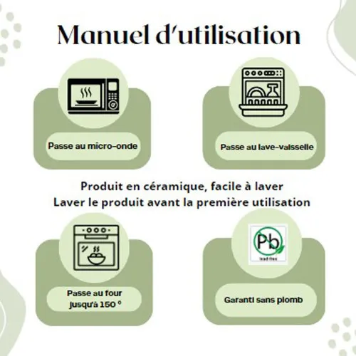 Assiette creuse Bakir vert - D 24 cm