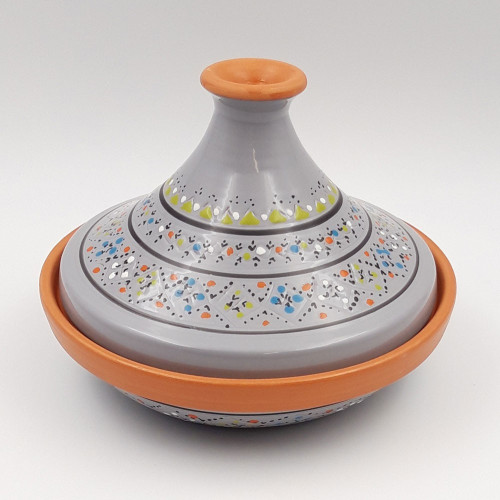 Tajine individuel évasé Marrakech Gris - D 22 cm