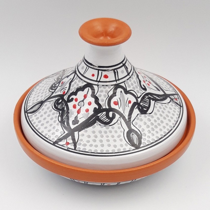 Tajine individuel évasé Marocain Gris - D 22 cm