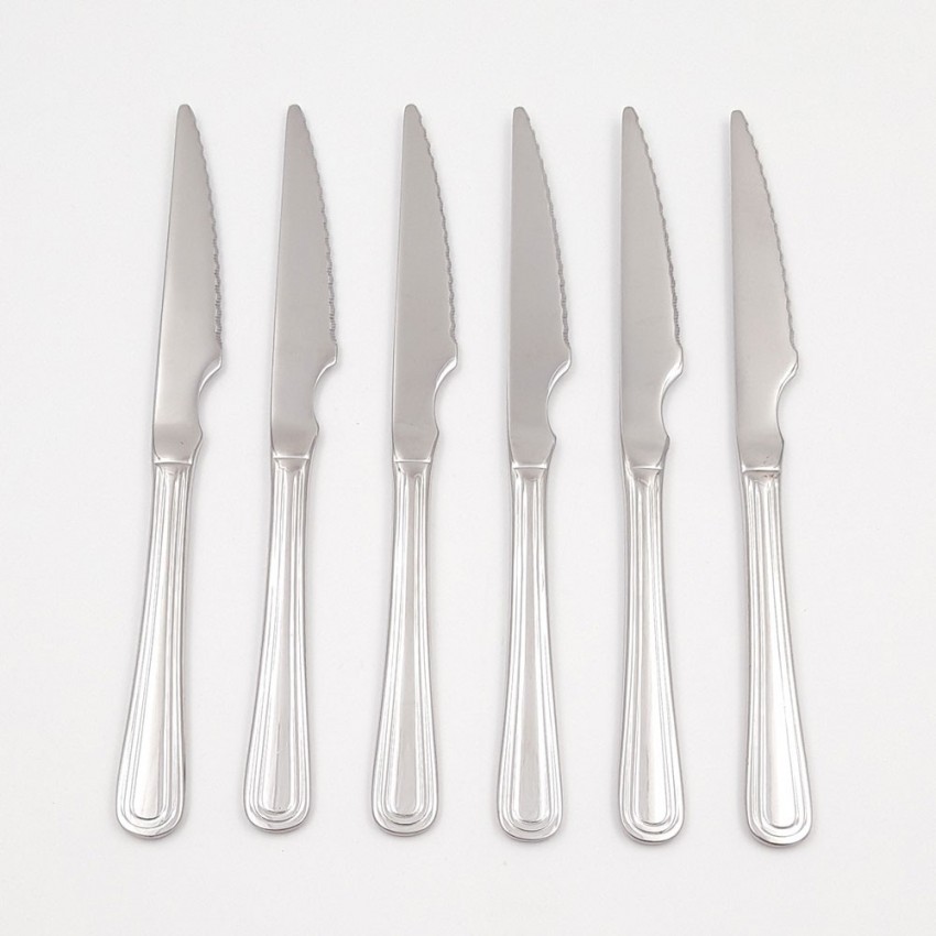 Couteaux à steak en inox Paris x 6