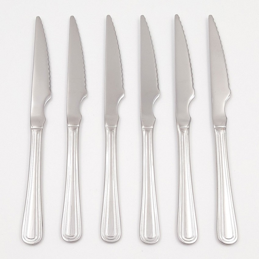 Couteaux à steak en inox Paris x 6