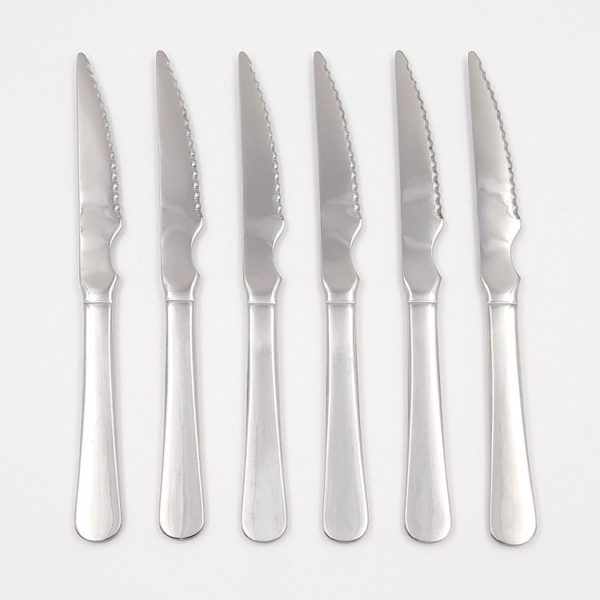 Couteaux à steak en inox Lobito x 6
