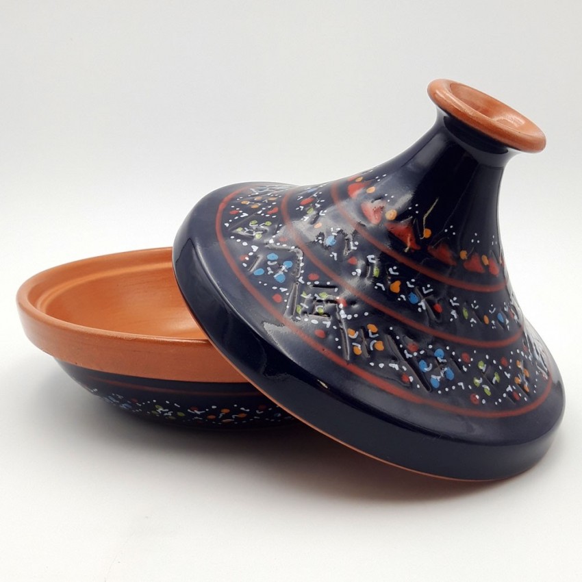 Tajine individuel évasé Marrakech Bleu nuit - D 22 cm