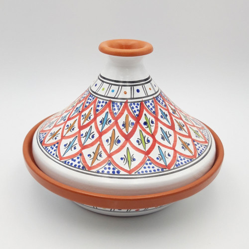 Tajine de cuisson Bakir rouge - D 27 cm