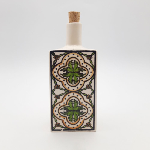 Bouteille d'huile ou de  vinaigre Crocosmia