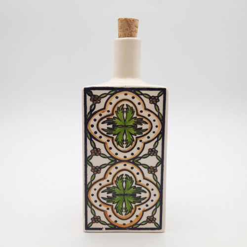 Bouteille d'huile ou de  vinaigre Crocosmia