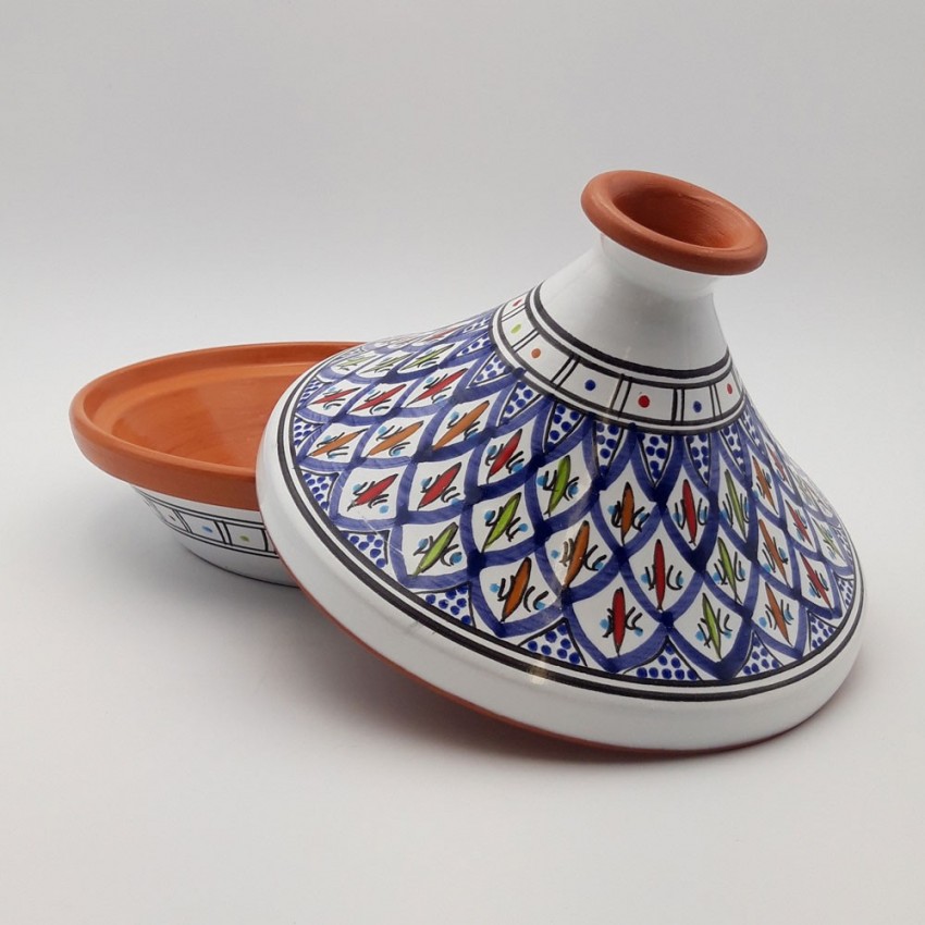 Tajine de cuisson Bakir Bleu - D 27 cm