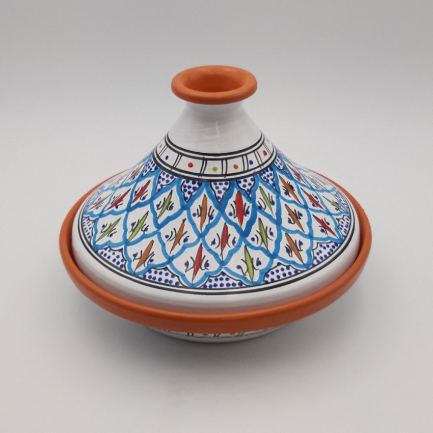 Tajine de cuisson Bakir Turquoise - D 27 cm