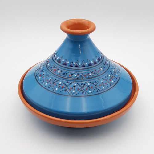 Tajine de cuisson Marrakech Bleu - D 27 cm 2